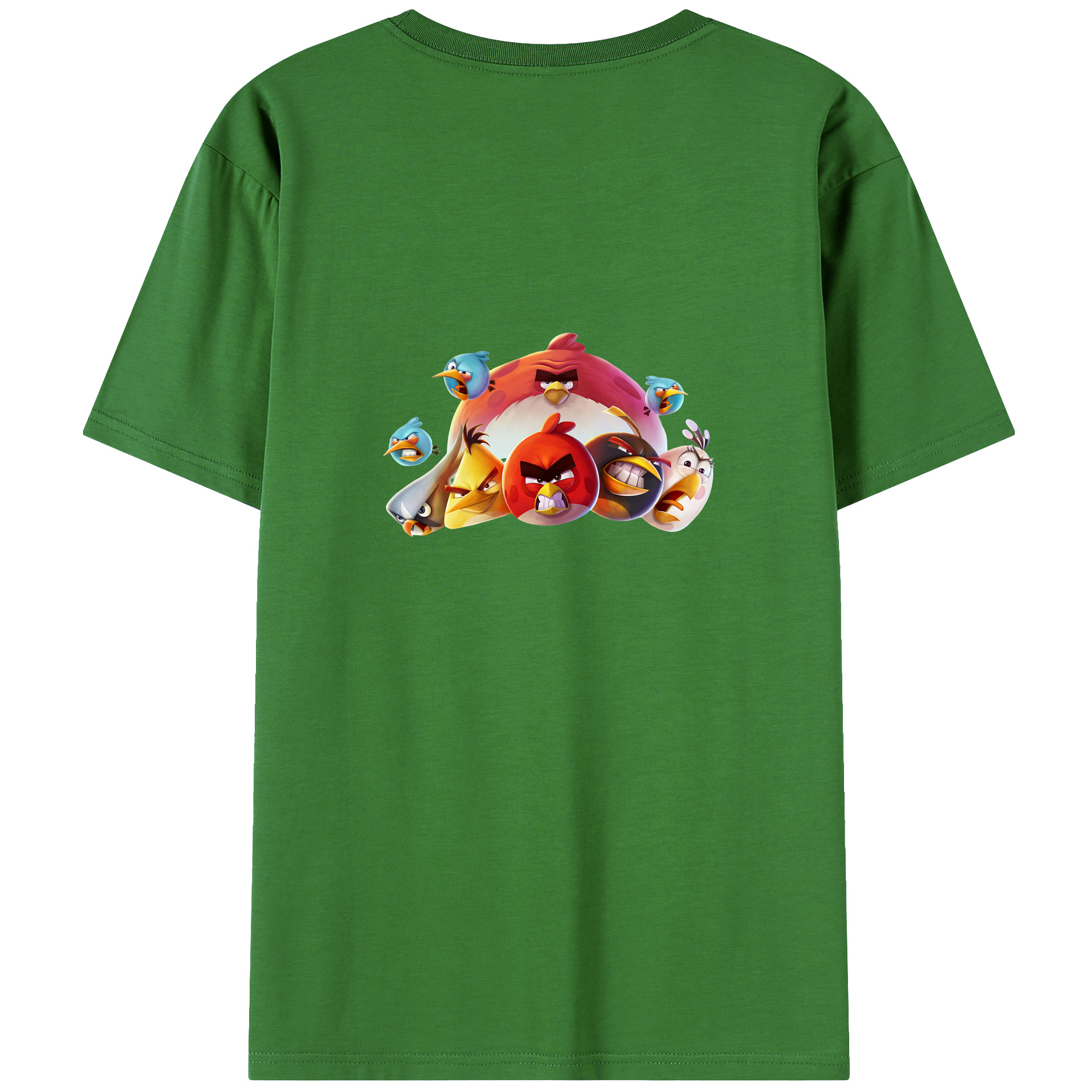 （画像用） Angry Birds アングリーバード レディース半袖Tシャツ(バックプリント)